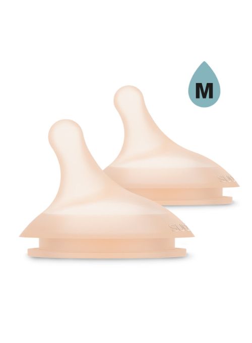 TETINA SILICONA ANTICOLICO SUAVINEX FLUJO M +0m 2UDS
