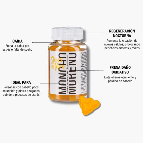 GOMINOLAS MONCHO MORENO STRESS NO MORE CARACTERISTICAS GOMINOLAS MONCHO MORENO STRESS NO MORE CARACTERISTICAS