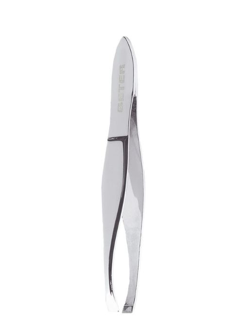 PINZA PARA DEPILAR BETER PUNTA RECTA CROMADA