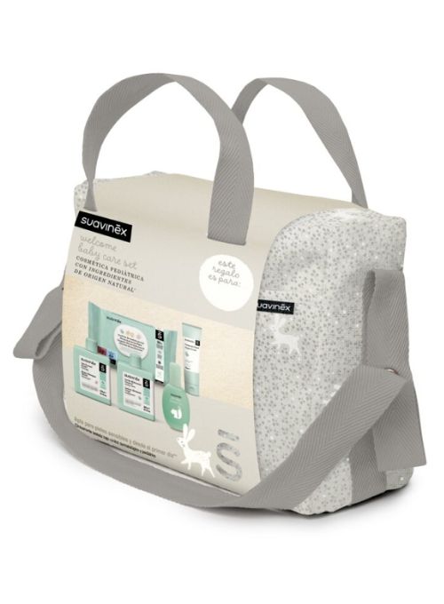 BOLSO DE PASEO CON HIGIENE SUAVINEX COLOR GRIS