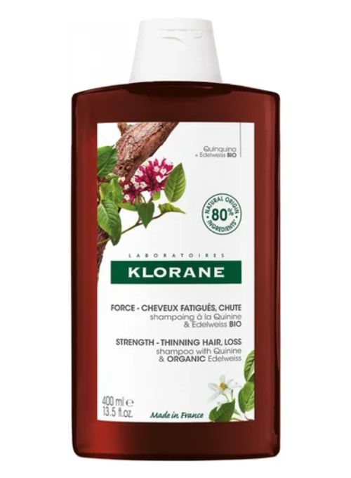 CHAMPU ANTICAIDA KLORANE A LA QUININA Y EDELWEISS 400ML
