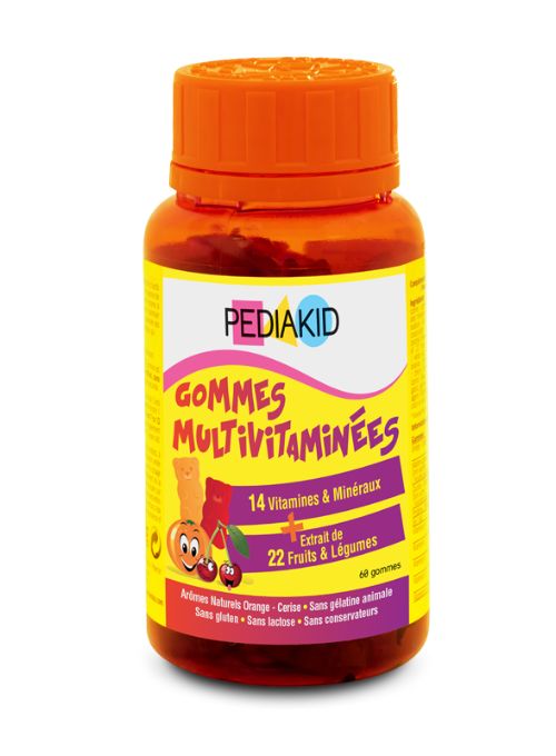 COMPLEMENTO ALIMENTICIO PEDIAKID MULTIVITAMINAS 60 GOMINOLAS