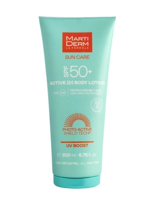 PROTECTOR SOLAR CORPORAL MARTIDERM ACTIVE(D) BODY LOTION SPF50+ 200ML TODA LA FAMILIA