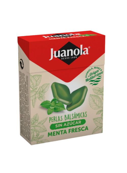 PERLAS JUANOLA SIN AZUCAR 25G MENTA FRESCA