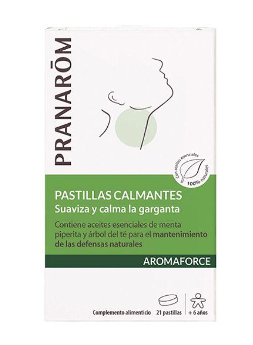 PASTILLAS PARA CHUPAR PRANAROM AROMAFORCE 21 COMPRIMIDOS