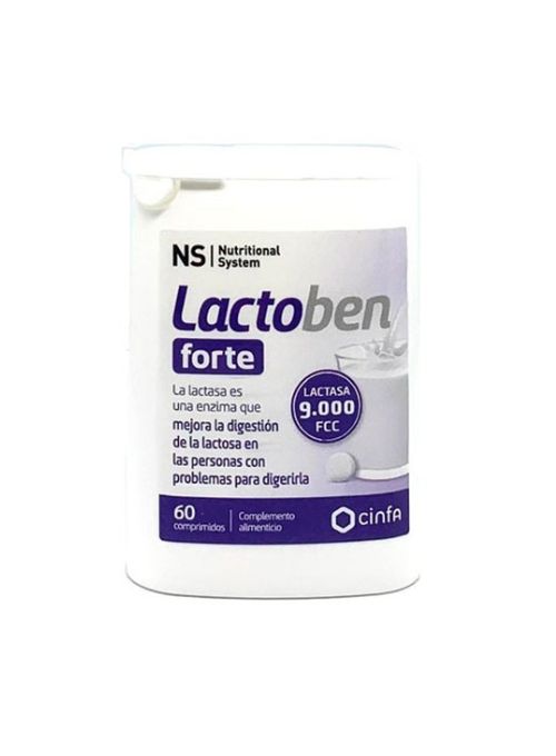 LACTASA NS LACTOBEN FORTE 60 COMPRIMIDOS