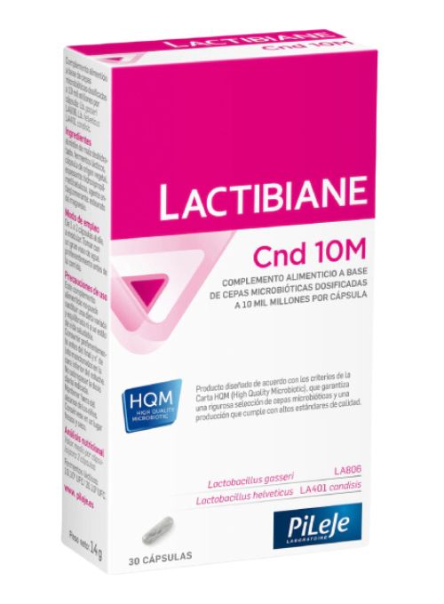 PROBIOTICO PILEJE LACTIBIANE CND 10M PILEJE 30 CAPSULAS