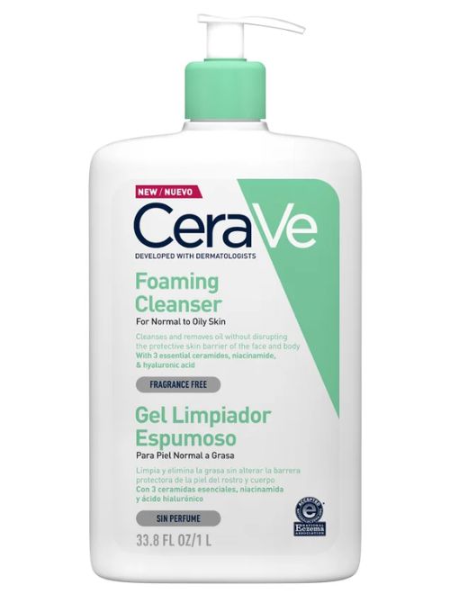 GEL LIMPIADOR ESPUMOSO CERAVE 1000 ML