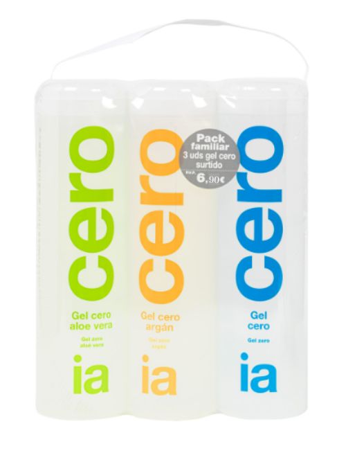 GEL DE DUCHA INTERAPOTHEK CERO SURTIDO 3X1000ML