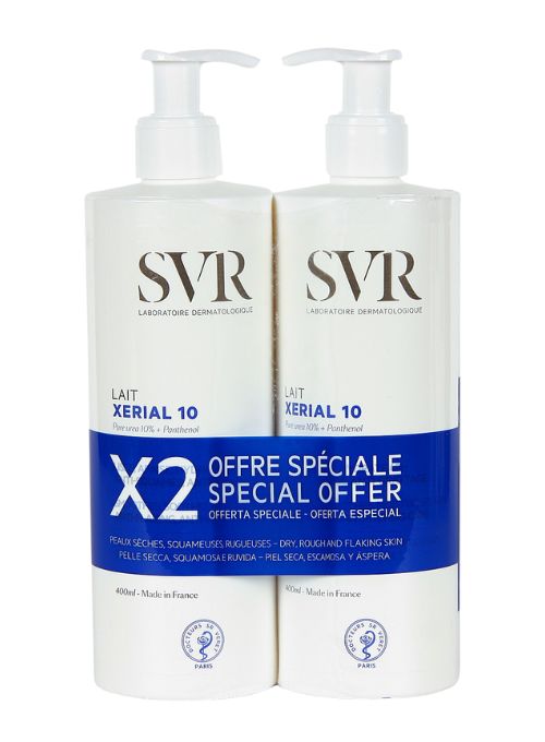 DUPLO LECHE CORPORAL SVR XERIAL 10 2X400ML