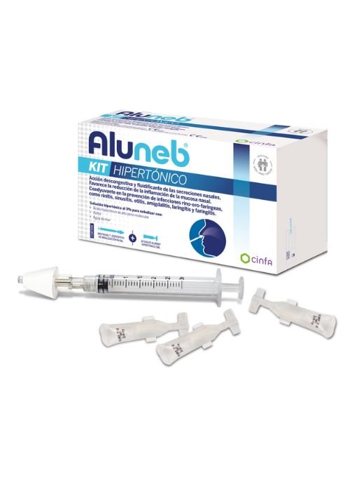 ALUNEB HIPERTONICO KIT 20 VIALES 5 ML + DISPOSITIVO