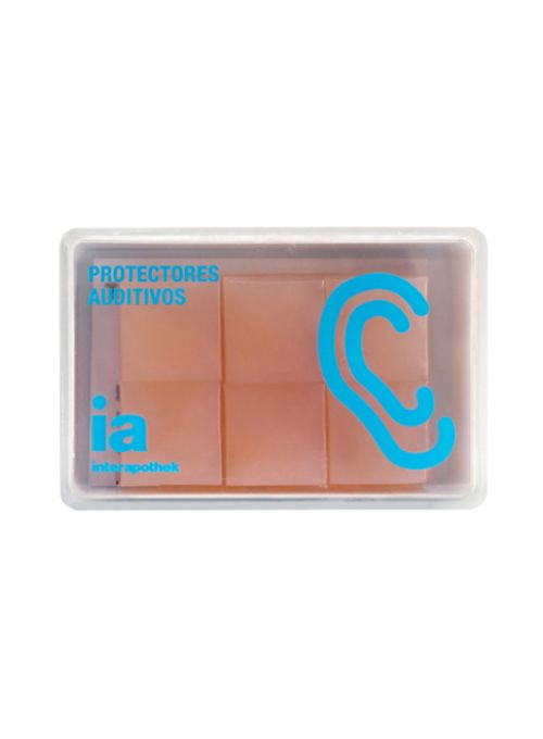 TAPONES DE OIDO INTERAPOTHEK SILICONA MOLDEABLE (RUIDO) 6UDS