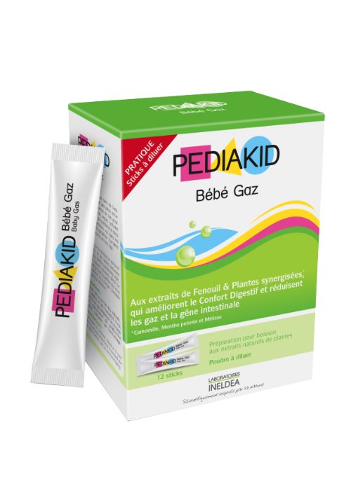 PEDIAKID BEBE GAS 12 STICKS