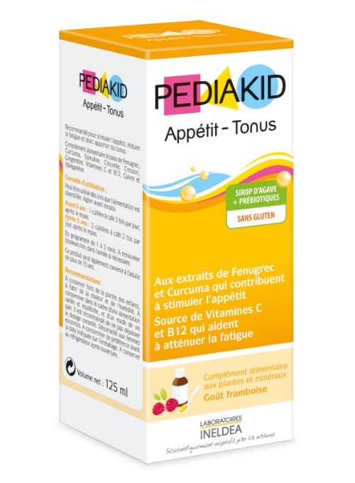 COMPLEMENTO ALIMENTICIO PEDIAKID APETITO TONO JARABE 125ML