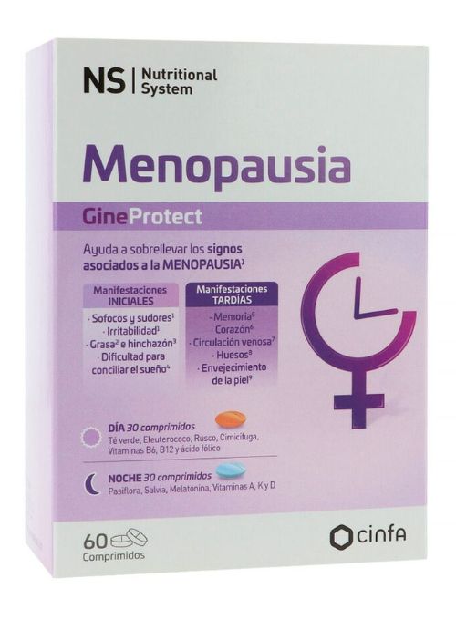 COMPLEMENTO ALIMENTICIO NS MENOPAUSIA DIA Y NOCHE 60 COMP