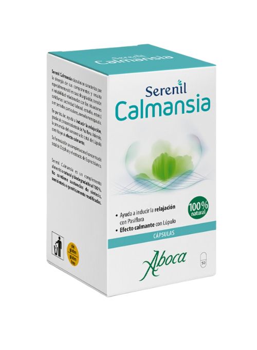 COMPLEMENTO ALIMENTICIO PARA ANSIEDAD ABOCA SERENIL CALMANSIA 50 CAPS
