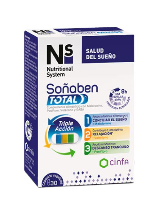 COMPLEMENTO ALIMENTICIO PARA DORMIR NS SOÑABEN TOTAL 30 CAPS