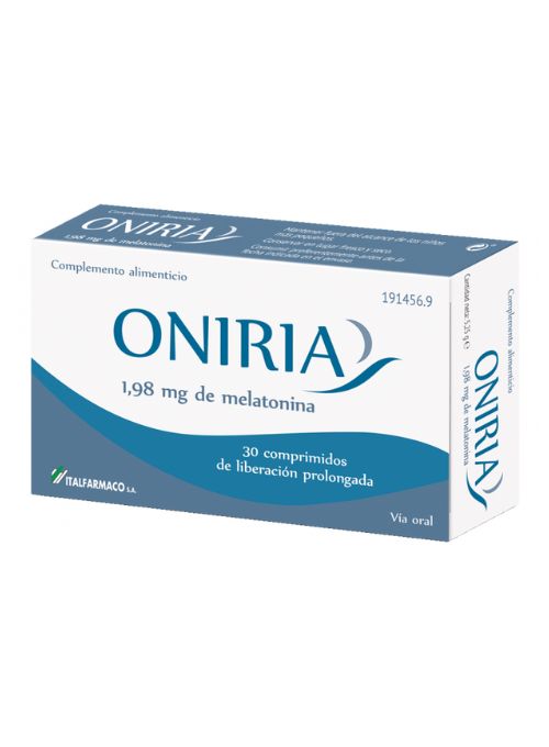 MELATONINA ONIRIA LP 1,98MG 30 COMP