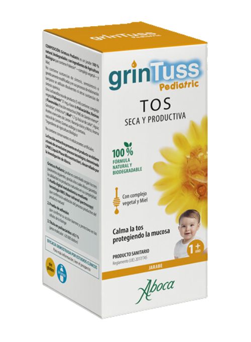 JARABE PARA TOS SECA/PRODUCTIVA ABOCA GRINTUSS JARABE PEDIATRICO 180G