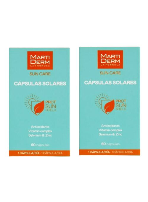 PACK 2UDS CAPSULAS SOLARES MARTIDERM SUN CARE 60 CAPS