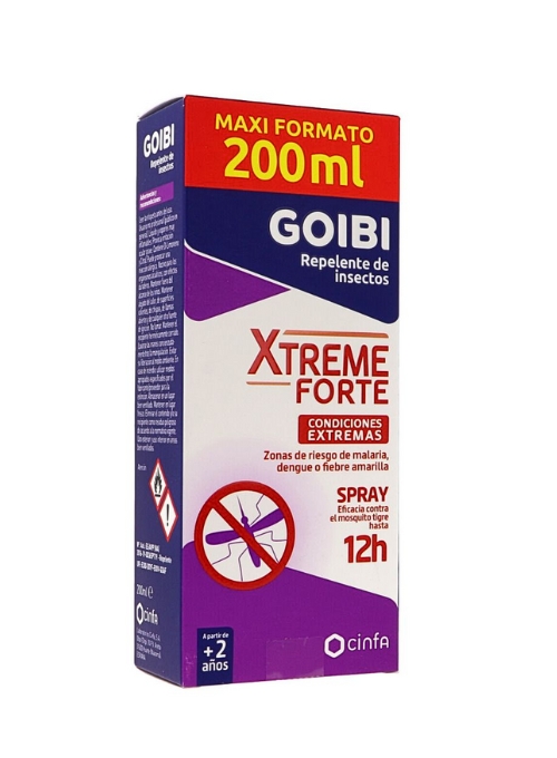 REPELENTE ANTIMOSQUITOS GOIBI XTREME FORTE 200 ML
