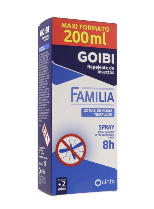 REPELENTE ANTIMOSQUITOS GOIBI FAMILIA 200 ML