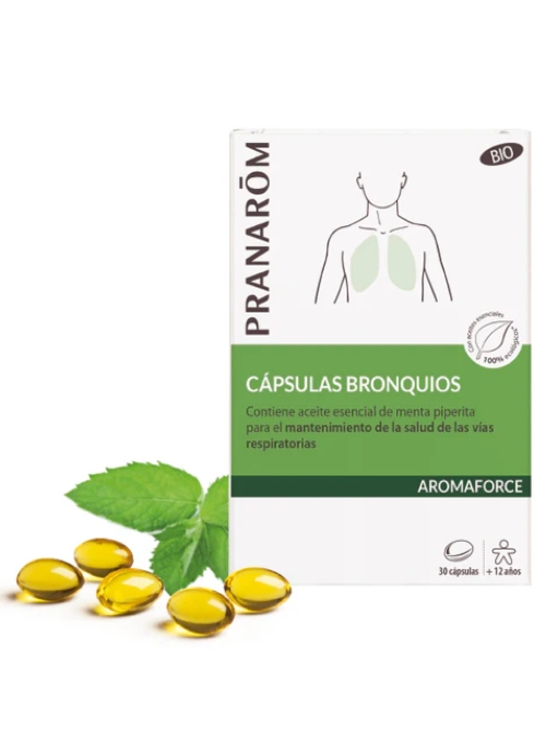 AROMACAPS PRANAROM AROMAFORCE BRONQUIOS 30 CAPS