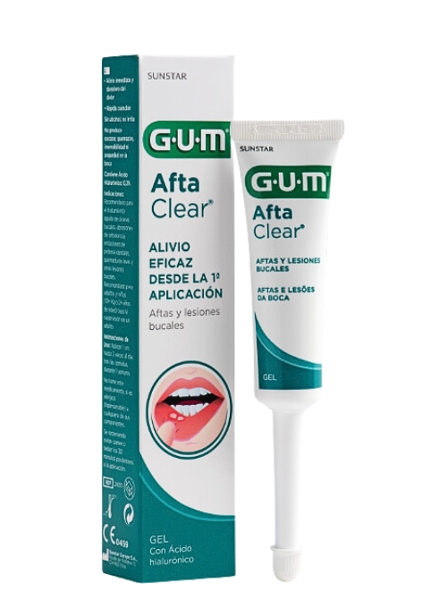 GEL PARA AFTAS GUM AFTACLEAR 10ML