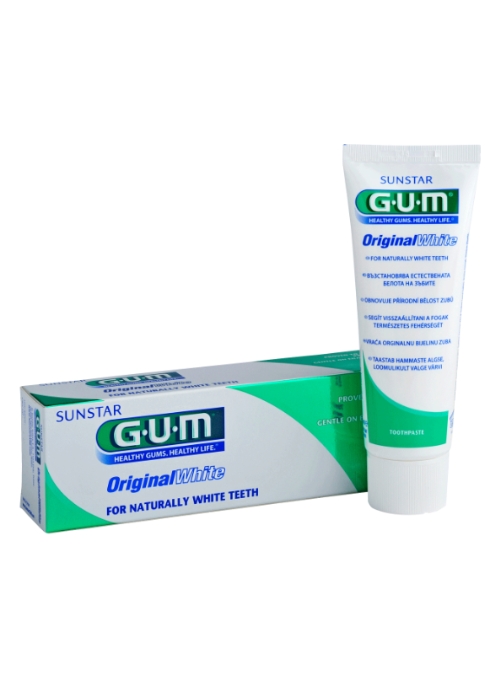 PASTA DENTAL BLANQUEADORA GUM ORIGINAL WHITE 75ML