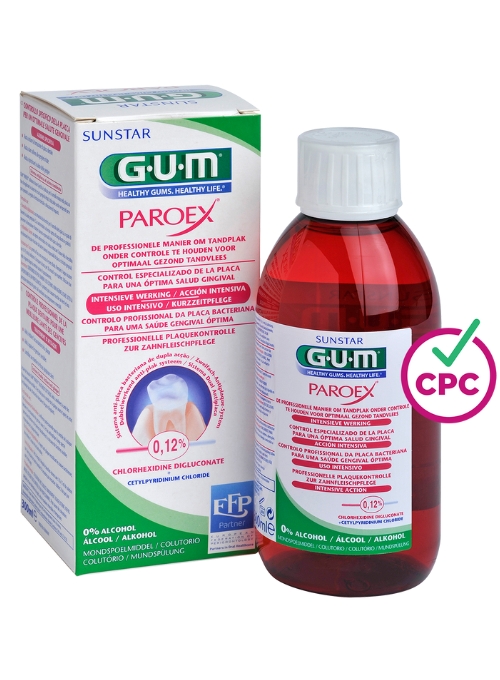COLUTORIO GUM PAROEX CLORHEXIDINA 0,12%+CPC 500ML