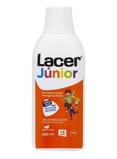 COLUTORIO LACER JUNIOR FLUOR DIARIO FRESA 500ML