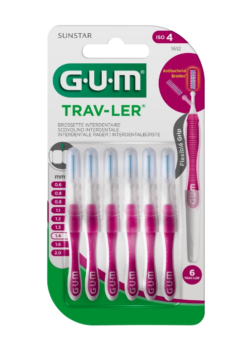 INTERDENTALES GUM TRAV-LER 1.4MM 6 UDS
