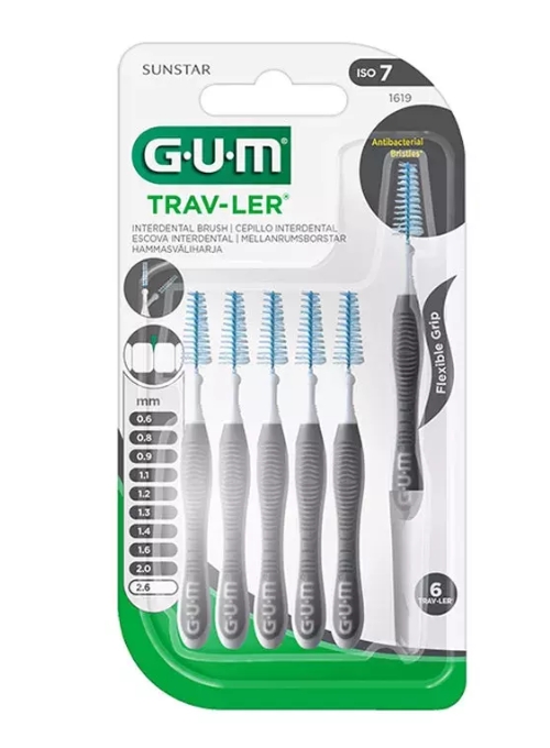 INTERDENTALES GUM TRAV-LER 2.6MM 6 UDS