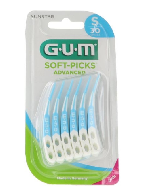 INTERDENTALES GUM SOFT PICKS ADVANCED S 30 UDS