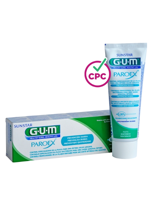 GEL DENTIFRICO CLORHEXIDINA 0,06%+CPC GUM PAROEX 75ML