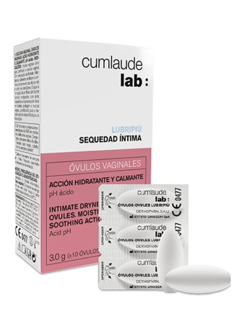 OVULOS VAGINALES HIDRATANTES CUMLAUDE LUBRIPIU 10 OVULOS