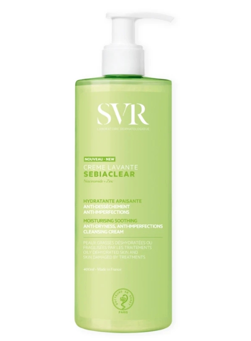CREMA LIMPIADORA PURIFICANTE SVR SEBIACLEAR 400ML