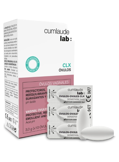 OVULOS VAGINALES ANTISEPTICOS CUMLAUDE CLX 10 OVULOS